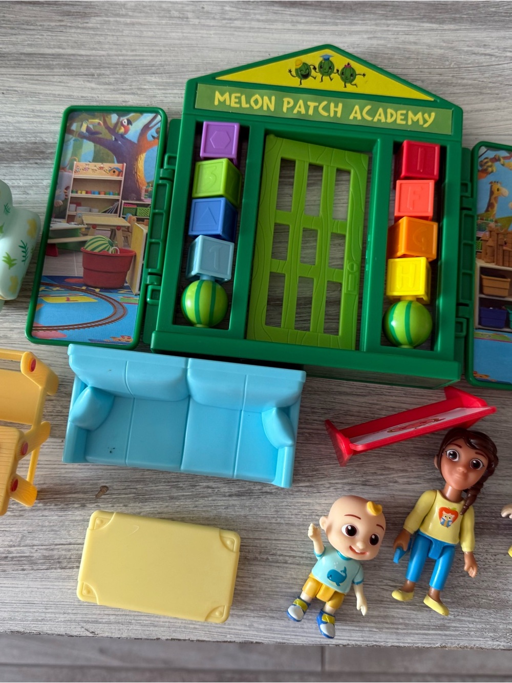 Melon Patch Academy Playset - Green Educational Doll Accessory